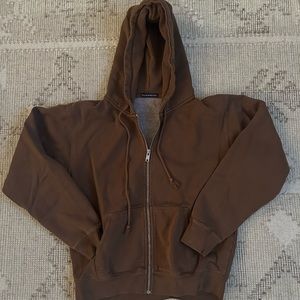 Brandy Melville Christy Hoodie in Brown
